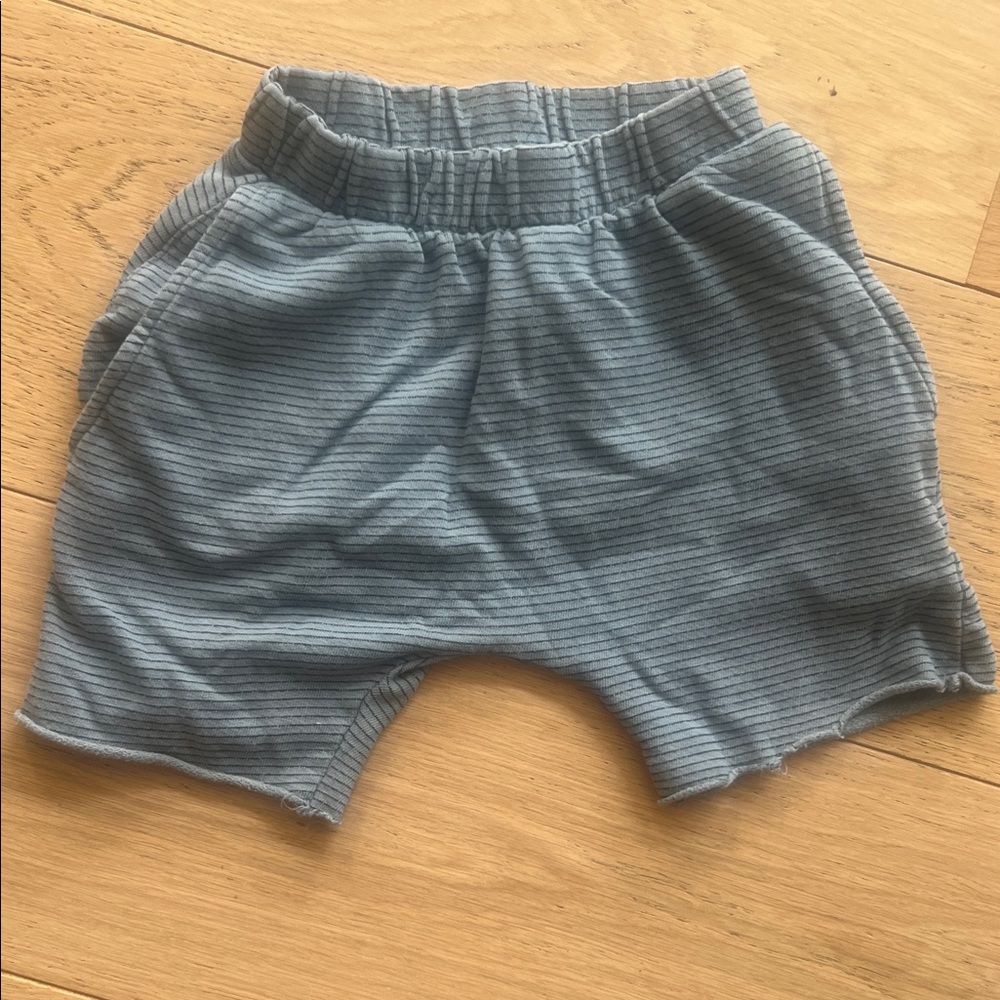 Adorable Joah Love Striped Blue Baby Drop Crotch short